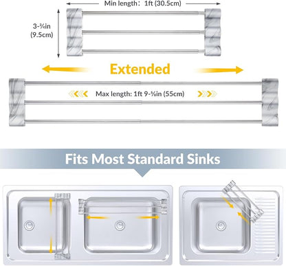 Tomorotec Adjustable Over-The-Sink Kitchen Rack - Image 2