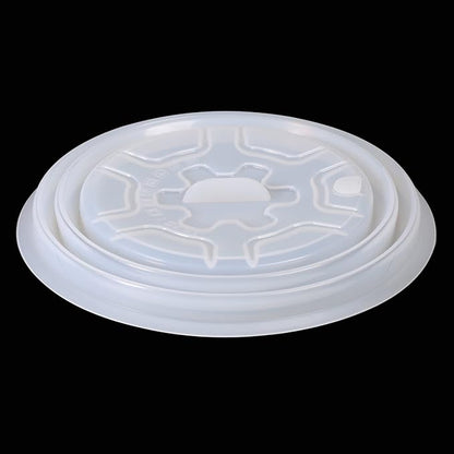 Kichwit Silicone Microwave Plate Cover Collapsible, Dishwasher Safe and BPA Free - Image 4
