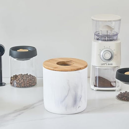 Polytree Marble White Mini Trash Can - Image 2