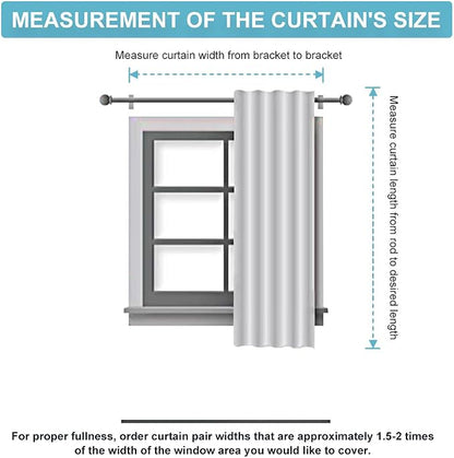 RYB HOME White Curtains for Bedroom - Image 8