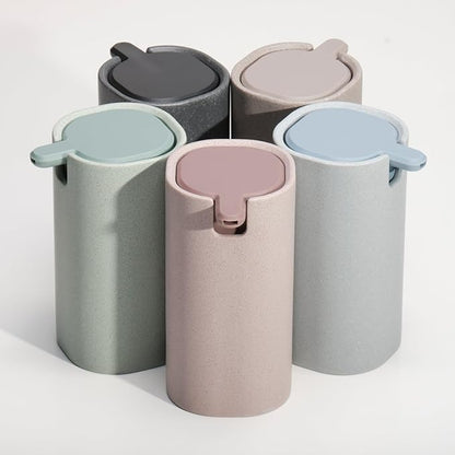 LINE+ARC Modern Easy-to-Press Soap Dispenser. No-Rust Cute Bathroom Green - Image 2