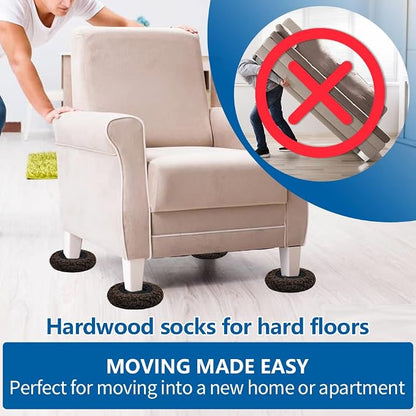 5" Furniture Sliders, 2-in-1 Furniture Movers Sliders - Image 5