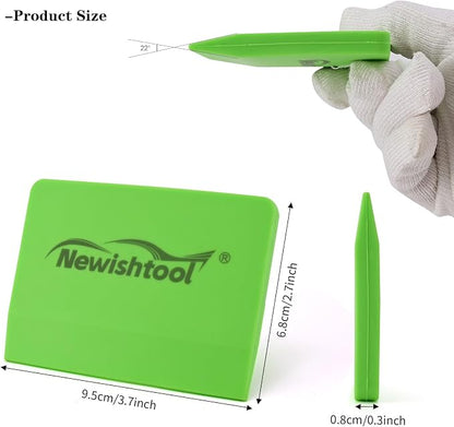 NEWISHTOOL Soft Silicone Squeegee, Small V-Blade Scraper - Image 6