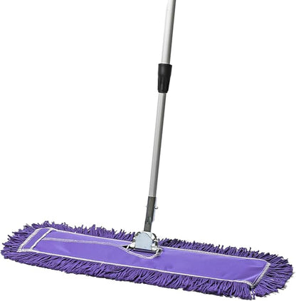24 Inch Purple Commercial Dust Mop & Floor Sweeper by TidyTools