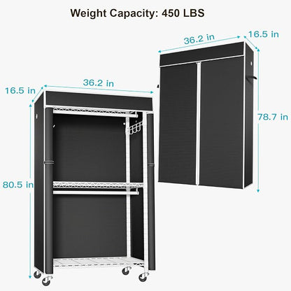 FUTASSI White Clothing Rack - Image 5