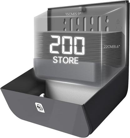 Paper Towel Dispenser, Large Capacity Wall Mount Tissue Dispensers - Image 3