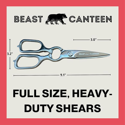 Heavy Duty Kitchen Scissors for Food — All Purpose Cooking Scissors, All - Image 8