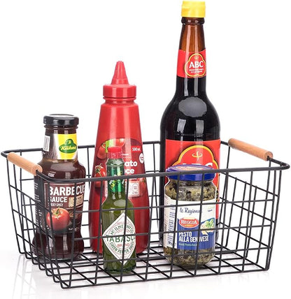 Metal Wire Food Storage Basket Organizer - Image 2