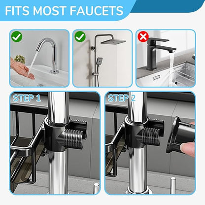 Sink Organizer Rack for Kitchen and Bathroom, 2024 New Kitchen Sink Faucet - Image 3