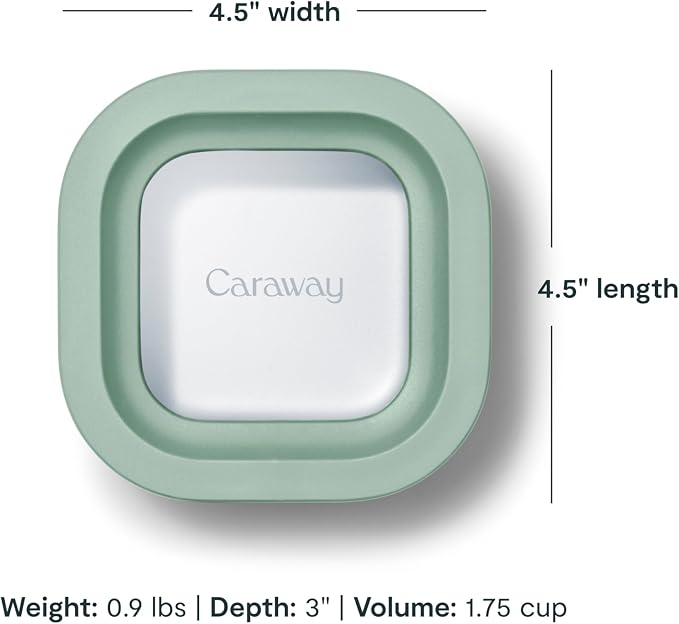 Caraway 2pc Glass Food Storage Set - Image 3
