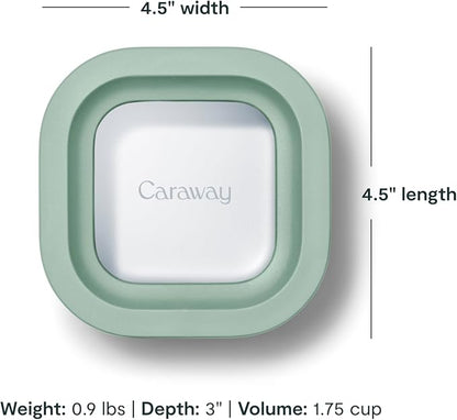 Caraway 2pc Glass Food Storage Set - Image 3