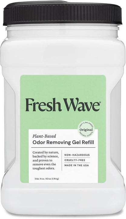 Fresh Wave Original Scent Odor Removing Gel Refill, 63 oz. | Safer Odor by FreshWave