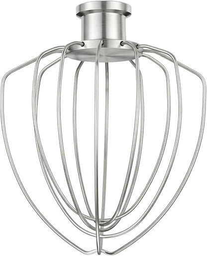 K45WW Whisk Attachment for 4.5 5 QT KitchenAid Tilt-Head Stand Mixer, 6 Wire by NewlyArt