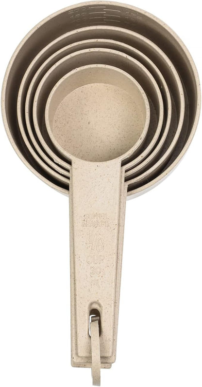 Beille Cream Wheat Straw Measuring Cups Spoons Set Cooking Baking Tools 10pc - Image 7