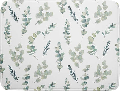Eucalyptus Leaf Dish Drying Mat by Unknown