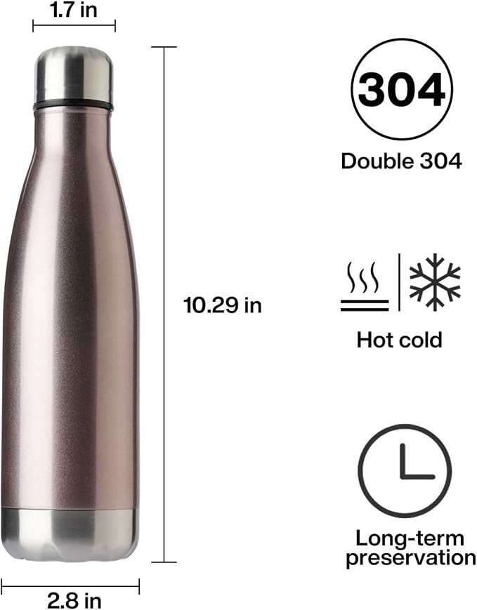 MEWAY 17oz Sport Water Bottle Vacuum Insulated Stainless Steel Leak-Proof - Image 7