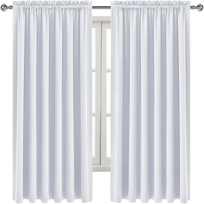 DWCN White Curtains for Living Room Thermal Insulated, Energy Saving & Noise - Image 9