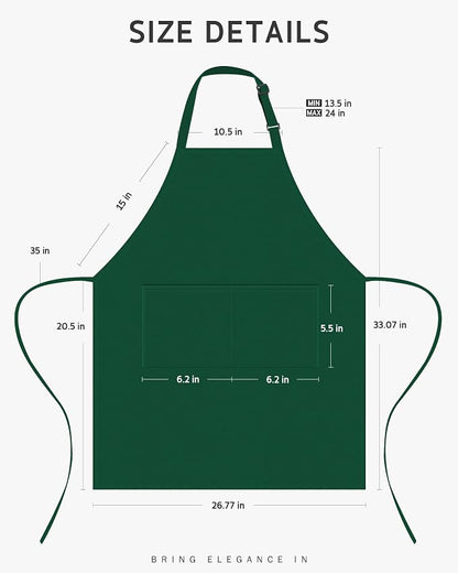 Syntus Chef Apron for Men Women Kitchen Cooking Apron - Image 2