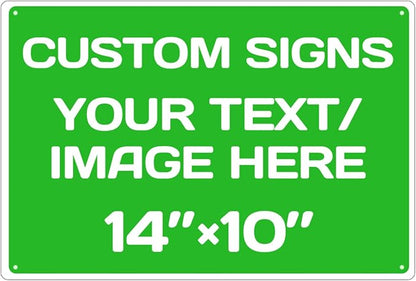Personalized Aluminum Weatherproof Metal Signs by Repaly