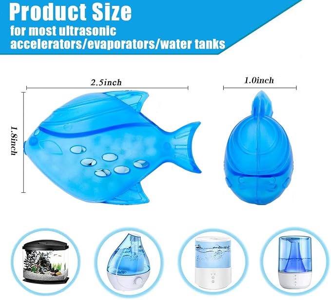 12PCS Universal Humidifier Tank Cleaner, Humidifier Cleaning Fish - Image 2