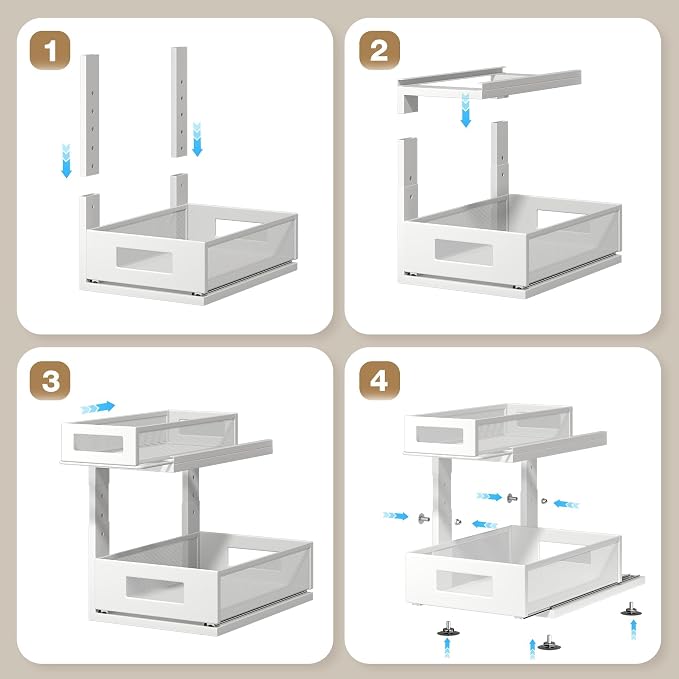 2 Pack Under Sink Organizer - Image 5