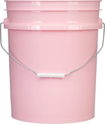 House Naturals 5 Gallon Pink Food Grade Bucket Pail - Image 4