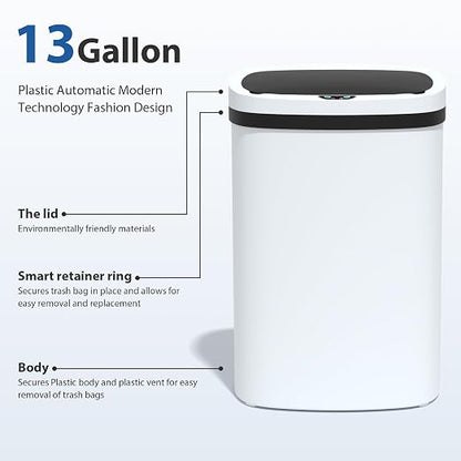 13 Gallon/50 L Kitchen Trash Can - Image 5