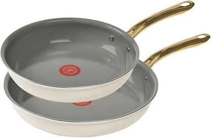 T-Fal Preserve Ceramic Nonstick Frying Pan 2-Pc Set, 8.5" & 11", Oven Broiler by T-falbrand