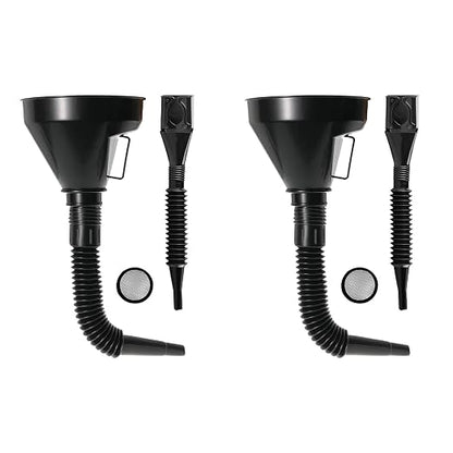 4 PcsOil Funnel Kit, Car Oil Funnels by XhjzgcTech