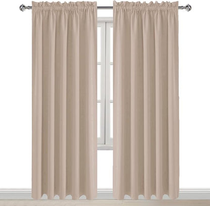 DWCN Blackout Curtains for Living Room Thermal Insulated, Energy Saving & Noise - Image 9