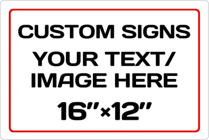 Custom Aluminum Weatherproof Metal Sign by Repaly