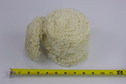 PMD Products 5pk 3" Inch Buffer Polish Pads Long Natural Wool Hook and Loop - Image 3