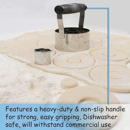 HULISEN Donut Cutter, 3.5 inch Stainless Steel Doughnut Cutter - Image 6