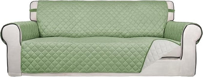 PureFit Reversible Quilted Sofa Cover, Water Resistant Slipcover Furniture by PureFit