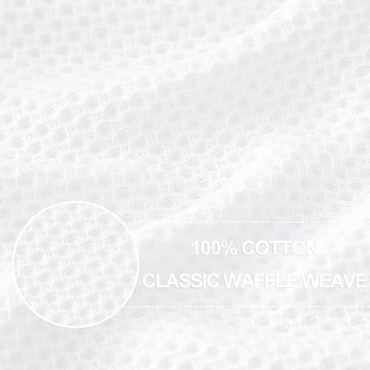Homaxy 100% Cotton Waffle Weave Kitchen Dish Cloths, Ultra Soft Absorbent Quick - Image 2