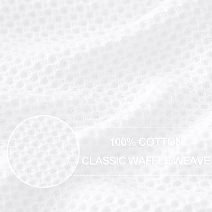 Homaxy 100% Cotton Waffle Weave Kitchen Dish Towels, Ultra Soft Absorbent Quick - Image 2