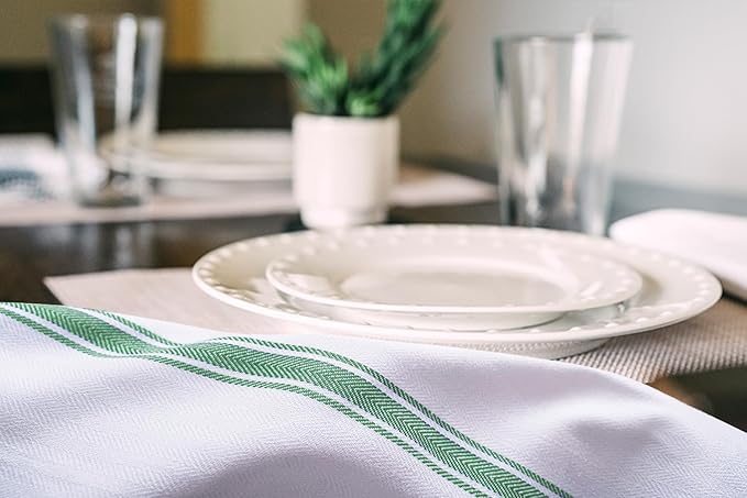 Dish Towels Set (Value Pack of 30) Size 15x25 Inch, 100% Cotton Soft & Absorbent Linen Kitchen Towels, Tea Towel, Reusable Cleaning Cloths for Household Cleaning (Multi)