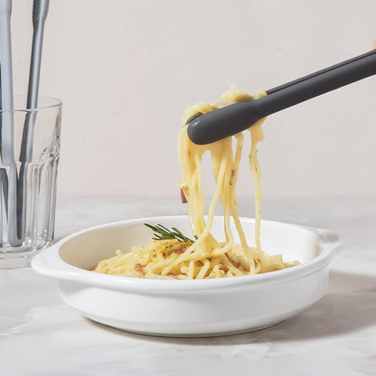carrotez Silicone Cooking Kitchen Tongs, Non-Scratch Serving Tongs 9.25 Inches - Image 3