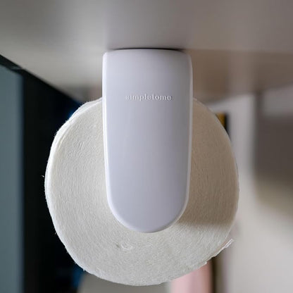 simpletome Paper Towel Holder Under Cabinet or Wall Mount ONE Hand Operation - Image 9