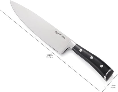 Amazon Basics Classic 8-inch Full Tang High Carbon Stainless Steel Chef's Knife - Image 5