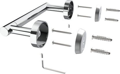 RARXTR Polished Finish Toilet Paper Holder SUS304 Stainless Steel Double Post - Image 5
