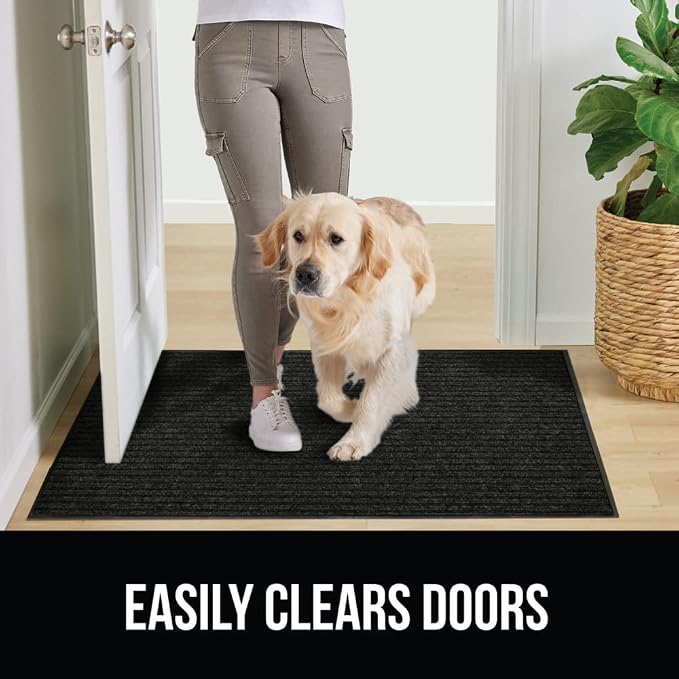 GORILLA GRIP Traffic Guard Door Mat, 2 Pack, Heavy Duty Waterproof Doormat - Image 5