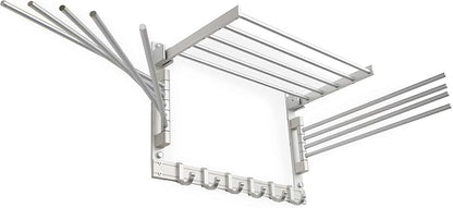 brightmaison BGT Wash Clothes Drying Rack Wall Mount Laundry Room Organizer - Image 4