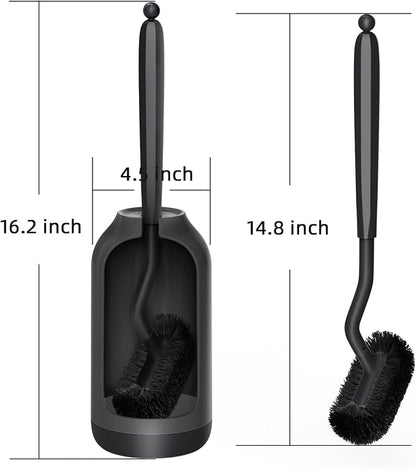 HAMITOR Toilet Bowl Brush Holder Set: Bathroom Deep Cleaning Toilet Cleaner - Image 7
