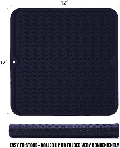 Silicone Dish Drying Mat for Multiple Usage, Easy clean, Eco-friendly, - Image 2
