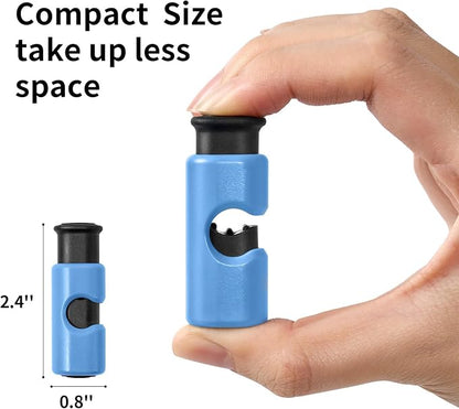10 Pack Squeeze and Lock Bread Bag Clips, Sturdy Plastic, 5 Colors - Image 7