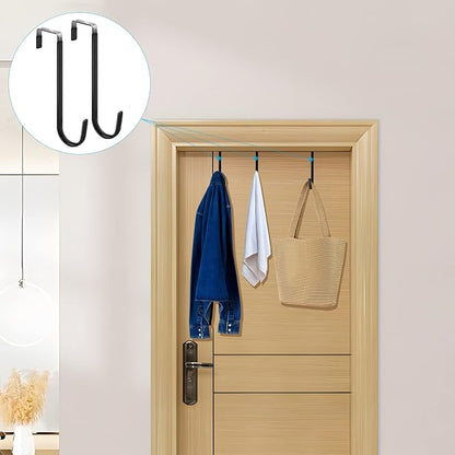 FYY Over The Door Hooks, 4 Pack Upgraded Long Door Hangers Hooks - Image 6