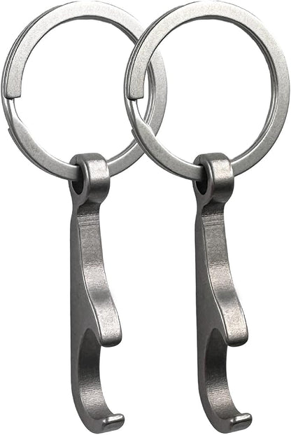 Titanium Bottle Opener, Small Keychain Beer Bottle Opener Can Opener by SHEICAP