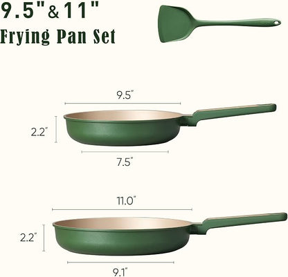 CAROTE 9.5'' and 11'' Nonstick Frying Pans Skillet, NonStick Fry Pan Egg Pan - Image 5
