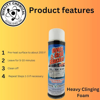 Quality Chemical Oven and Grill Blaster Heavy-Duty Oven Cleaner, Grease and - Image 4